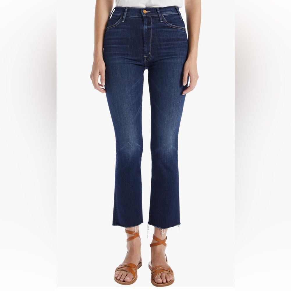 Mother The Hustler Ankle Fray Jeans Sz 25